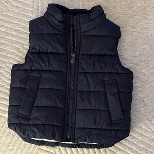 GAP Navy Fleece-lined Toddler Vest